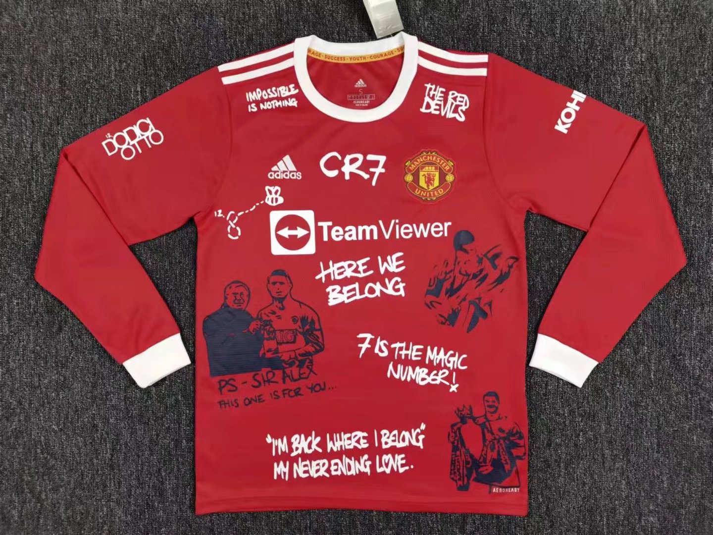 Manchester United Shirt Retro